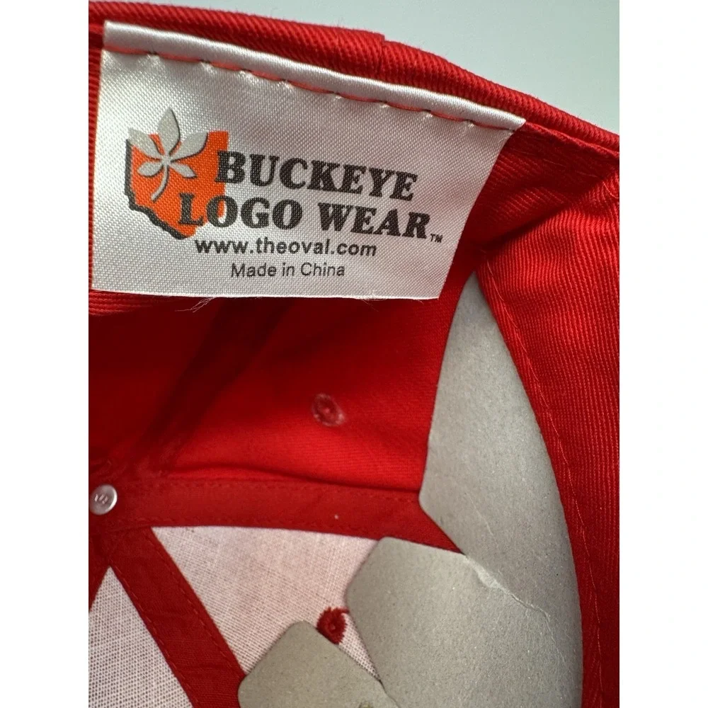 Ohio State University Buckeyes Strapback Hat‎ Cap Unisex NCAA Red